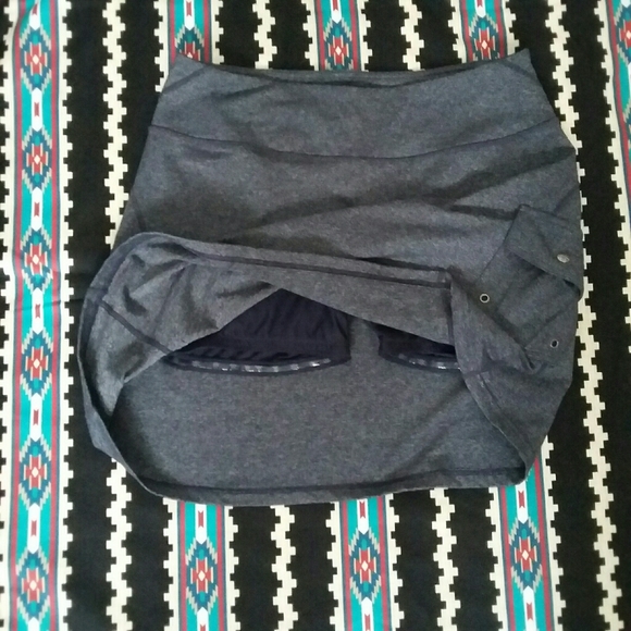 Athleta Skirt Skort Blue/Gray M - Picture 3 of 7